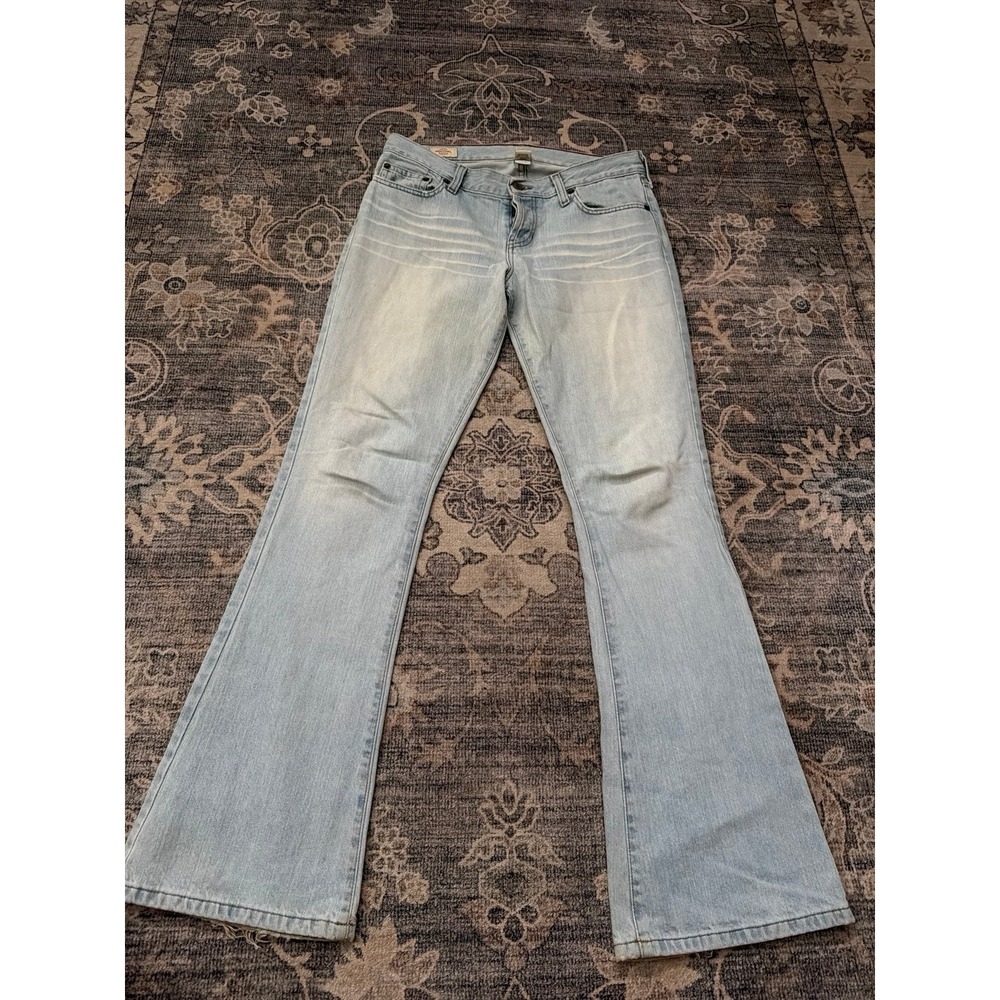 Vintage Abercrombie & Fitch Low Rise Flare Jeans Light Wash Y2K